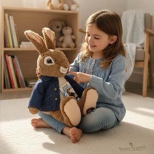 Peter Rabbit NEW -  plush stuffed animal - about 22” tall x 12” wide